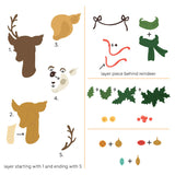 Lovely Layers: Vintage Reindeer - Honey Cuts