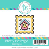 PRETTY POSTAGE BIRDHOUSE