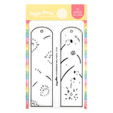 ROUND FLORAL BOOKMARK DUO