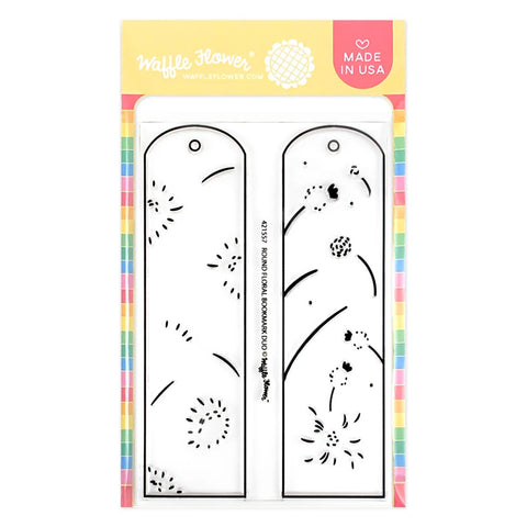 ROUND FLORAL BOOKMARK DUO