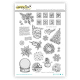 Postmarked: Holiday Rubber Cling Stamp Set