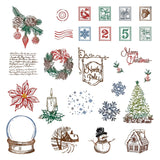 Postmarked: Holiday Rubber Cling Stamp Set