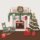 Lovely Layers: Fireplace Holiday Add-On - Honey Cuts