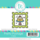 PRETTY POSTAGE CAKE