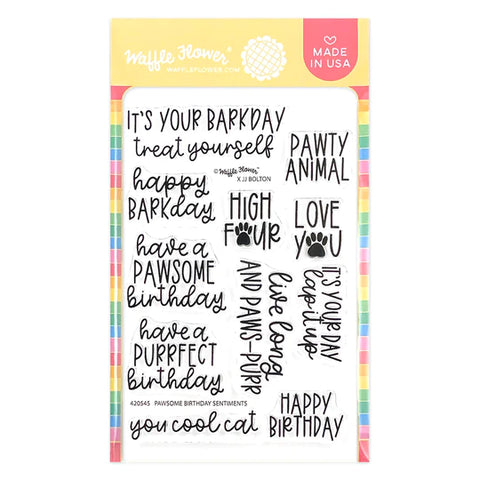 PAWSOME BIRTHDAY SENTIMENTS