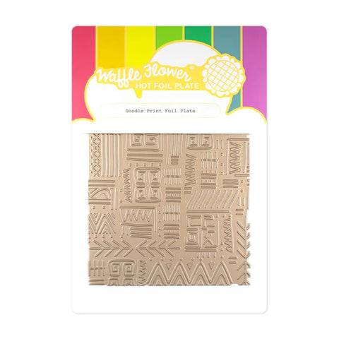 DOODLE PRINT FOIL PLATE