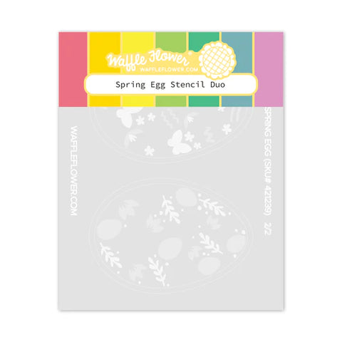 SPRING EGG COLORING STENCIL DUO