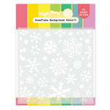 SNOWFLAKE BACKGROUND STENCIL