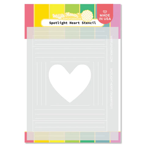 SPOTLIGHT HEART STENCIL