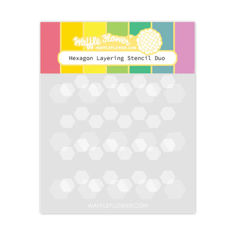 HEXAGON LAYERING STENCIL DUO