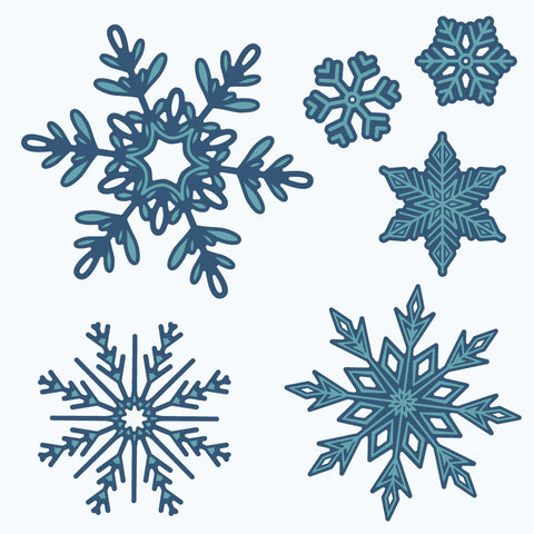 LOVELY LAYERS LARGE SNOWFLAKES