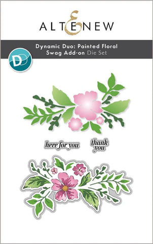 DYNAMIC DUO PAINTED FLORAL SWAG ADD ON DIE