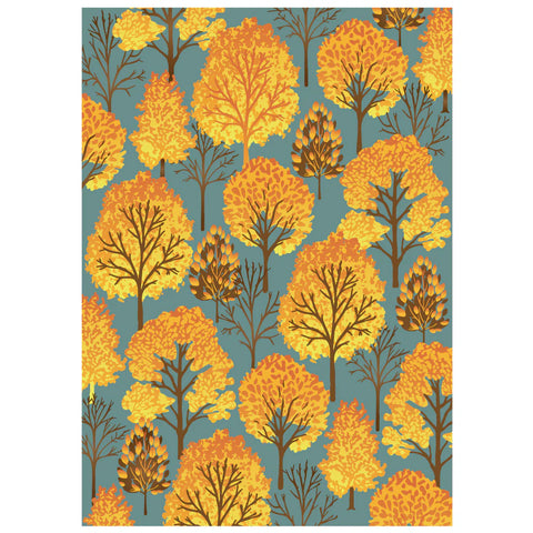 FALL FOREST 3D EMBOSSING FOLDER