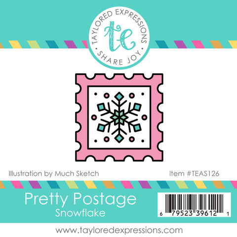 PRETTY POSTAGE SNOWFLAKE