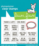 tiny sentiments: coffee lawn cut