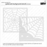 spiderweb background stencils