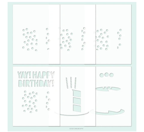 CUT THE CAKE STENCIL PACK