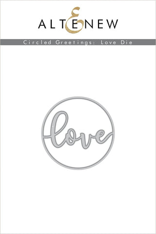 CIRCLED GREETINGS LOVE