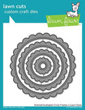 STITCHED SCALLOPED CIRCLE FRAMES