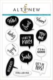 SPEECH BUBBLES STAMP SET