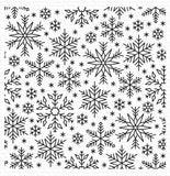 SNOWFLAKE FLURRY BACKGROUND