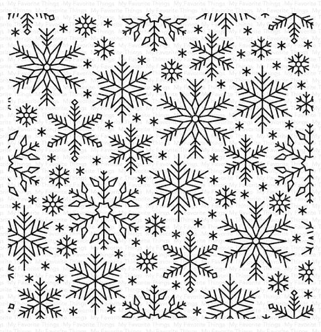 SNOWFLAKE FLURRY BACKGROUND