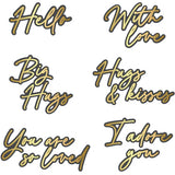 FOIL SCRIPT: LOVE HOT FOIL PLATE