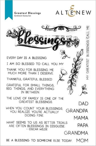 GREATEST BLESSINGS