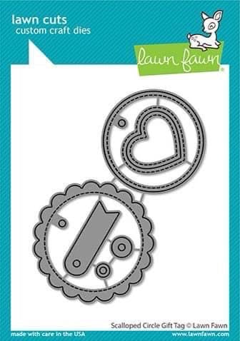 SCALLOPED CIRCLE GIFT TAG