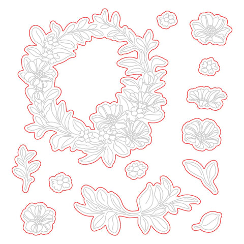 SPRING WREATH DIE