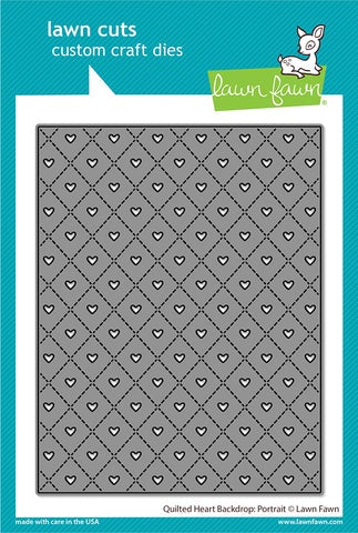 QUILTED HEART BACKDROP PORTRAIT