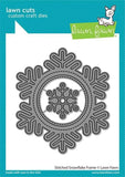 STITCHED SNOWFLAKE FRAME