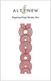 RIPPLING RINGS BORDER