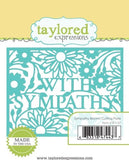 SYMPATHY BLOOMS CUTTING PLATE